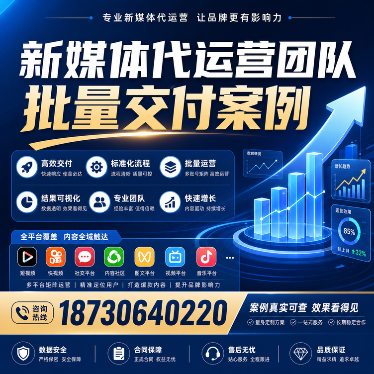 海东代运营公司多客户账号批量高效交付案例